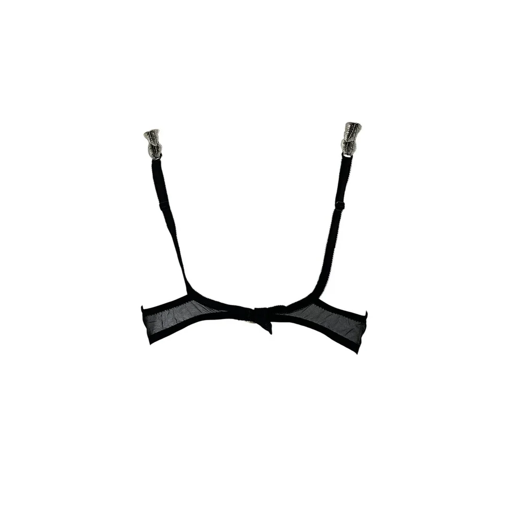 LISE CHARMEL Soir de‎ Venise Embroidered Mesh Balconette Bra